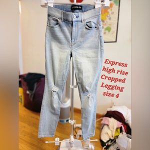 EXPRESS HIGH-RISE CROPPED LEGGING (SZ 4)